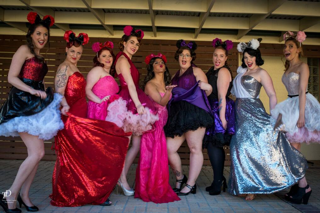 A stunning fashion parade - featuring Rockstars & Royalty dresses and Minnie Mouse ears - was just one way organisers raised more than $27,000. Photo: Tony & Dave Cosplay Photography