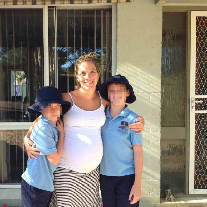 Tara Costigan with her two sons. Image supplied by the Costigan family. Photo: Supplied