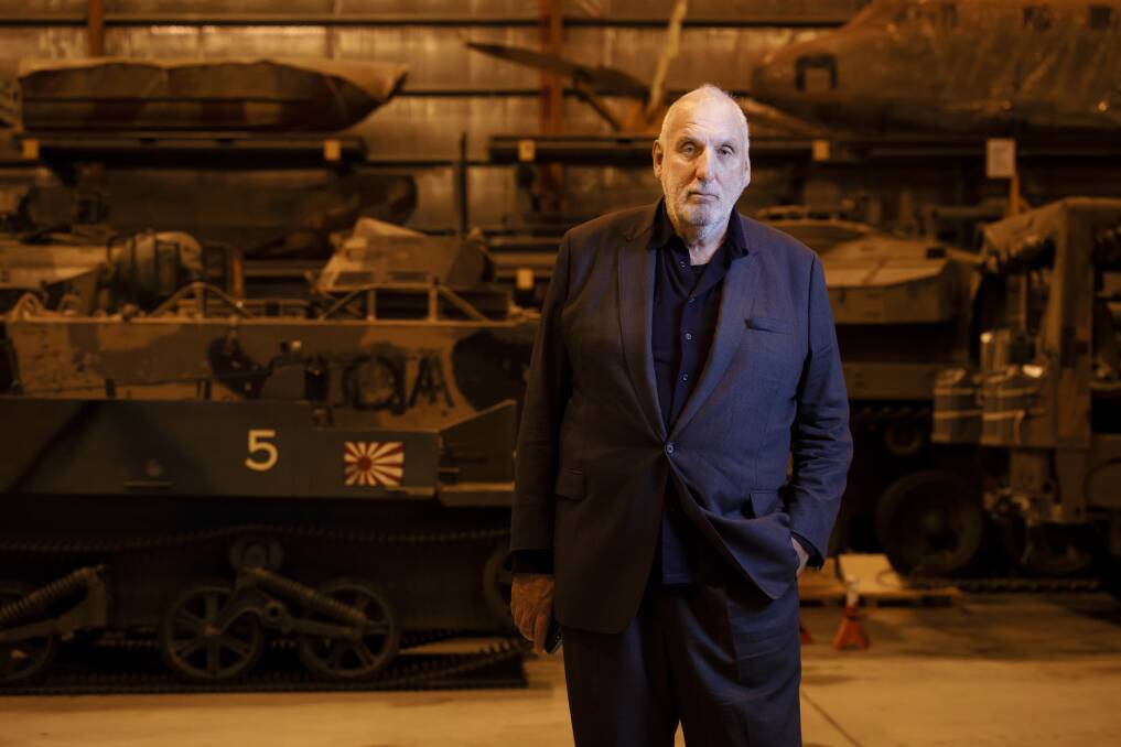 Director Phillip Noyce visited the Australian War Memorial Treloar facility on Thursday to conduct research for his latest film depicting the Rats of Tobruk.  Photo: Sitthixay Ditthavong