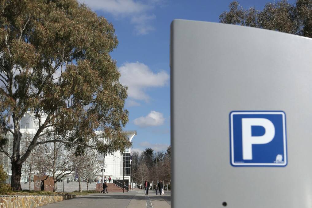Canberrans will pay more for parking near the city's icons. Photo: Jeffrey Chan