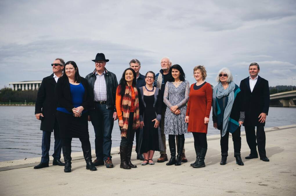 ACT authors gather ahead of the inaugural Canberra Writers Festival. Photo: Rohan Thomson