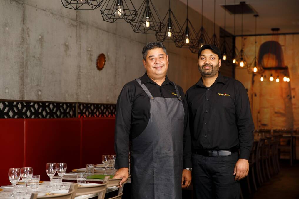 Bamiyan restaurant owner Haseeb Miazad and chef Simarn Singh. Photo: Sitthixay Ditthavong