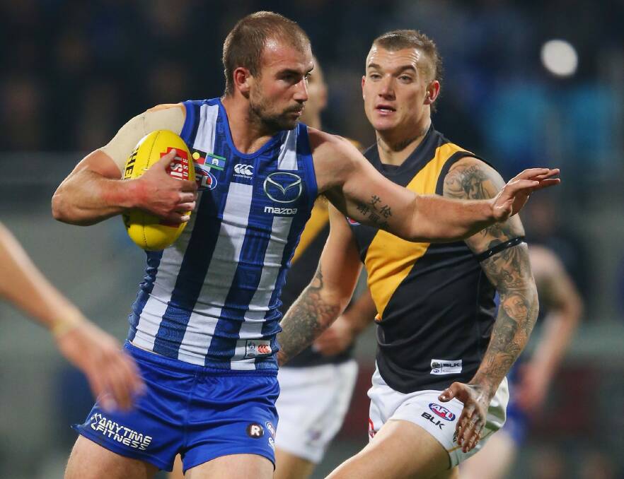 A pushover: Ben Cunnington shapes for another 'don't argue'. Photo: Getty Images