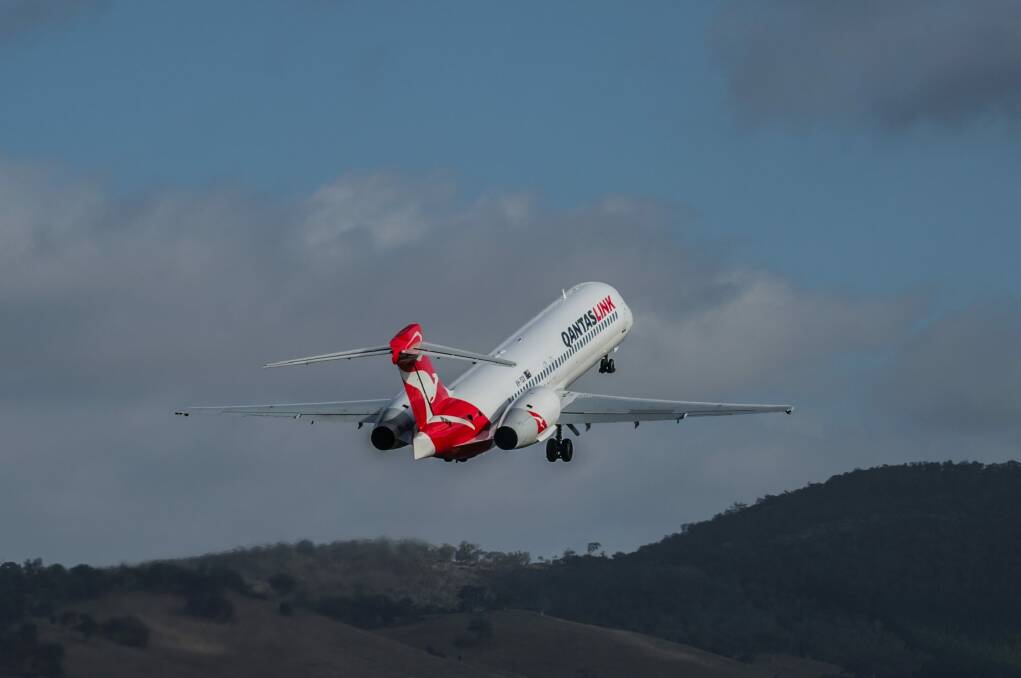 QantasLink cancelled four return services in one day last week. Photo: Karleen Minney