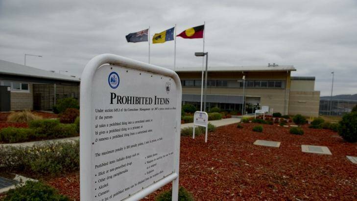 Fit to burst: The Alexander Maconochie Centre has been under pressure since a rise in detainee numbers in 2013. Photo: Jay Cronan