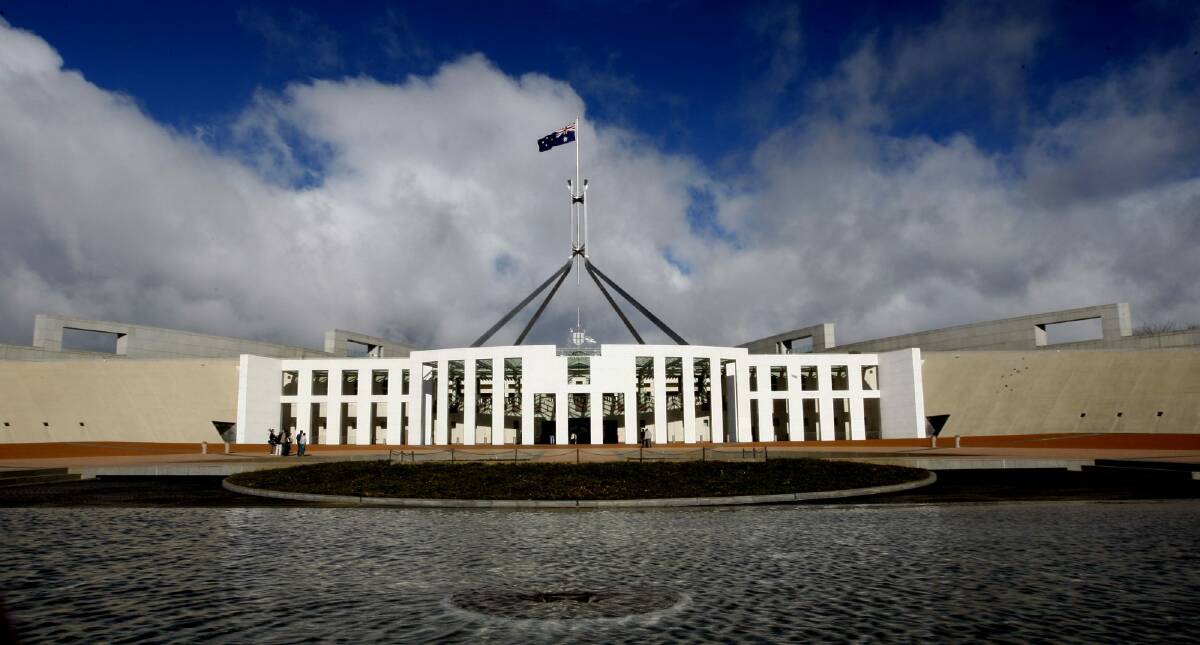 Parliament House: Getting a  $20 million security upgrade. Photo: Glen McCurtayne