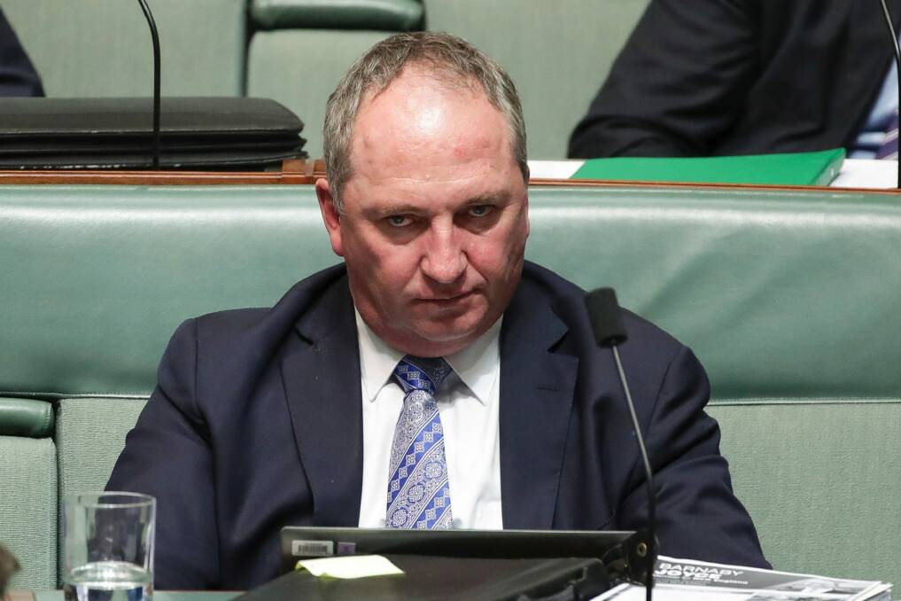 First on the list of wrong is Barnaby Joyce. Photo: Alex Ellinghausen