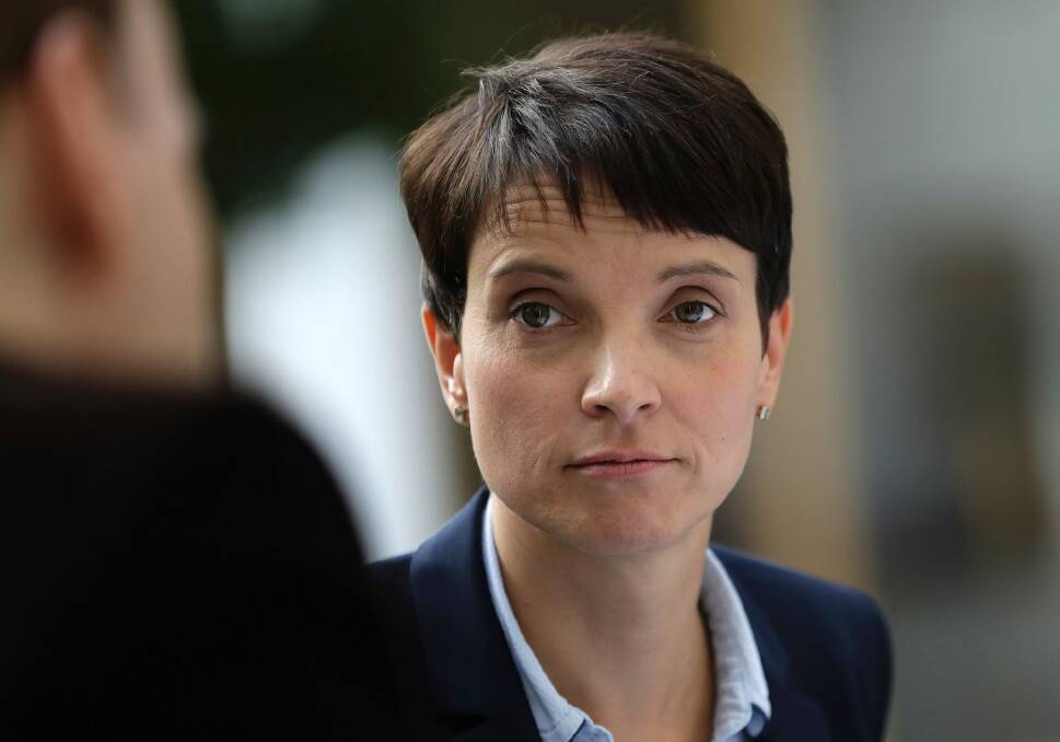 Frauke Petry, chairwoman of the AfD. Photo: AP