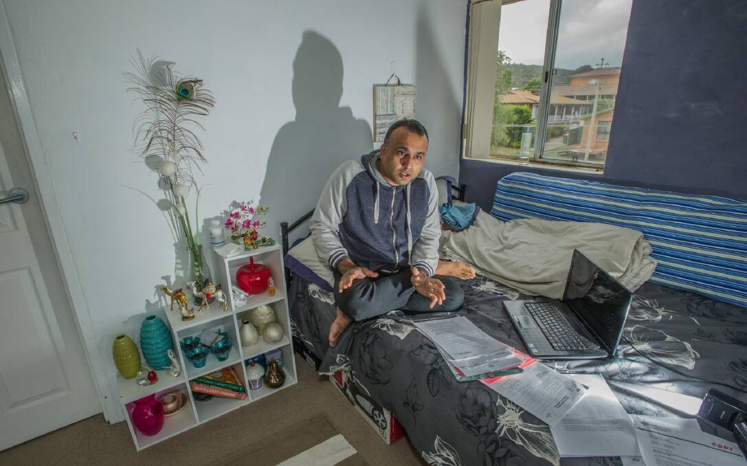 Bangladeshi man and former 457 visa holder Asik Arefin (now living in Queanbeyan) is facing deportation after the Canberra courier company he worked with collapsed in questionable circumstances over a year ago. Photo: Karleen Minney