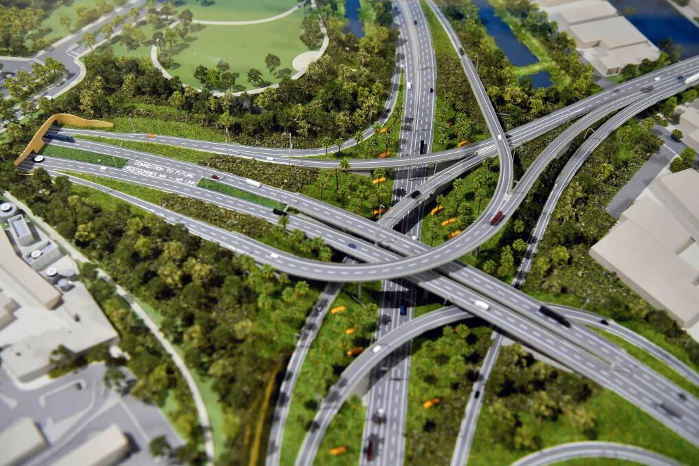 The St Peters spaghetti junction.  Photo: NSW Government