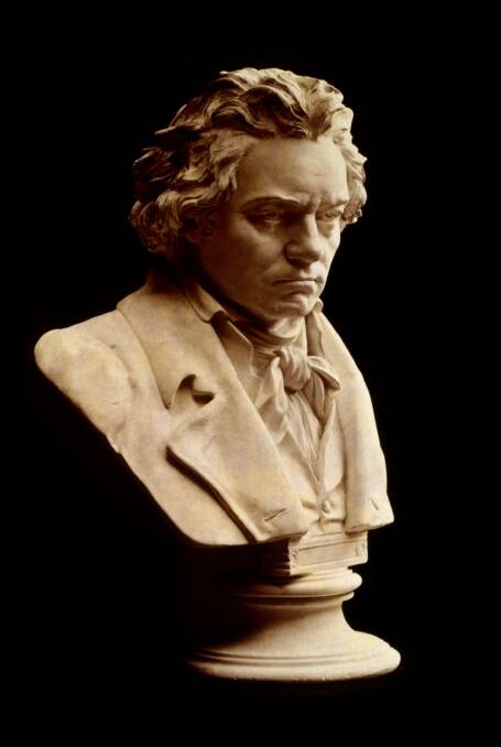 Beethoven bust statue by Hagen. Photo: Library of Congress