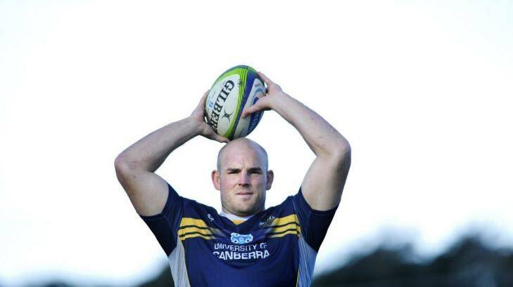 Contender: Stephen Moore is focused on the Brumbies' Super Rugby campaign and not the Wallabies. Photo: Melissa Adams