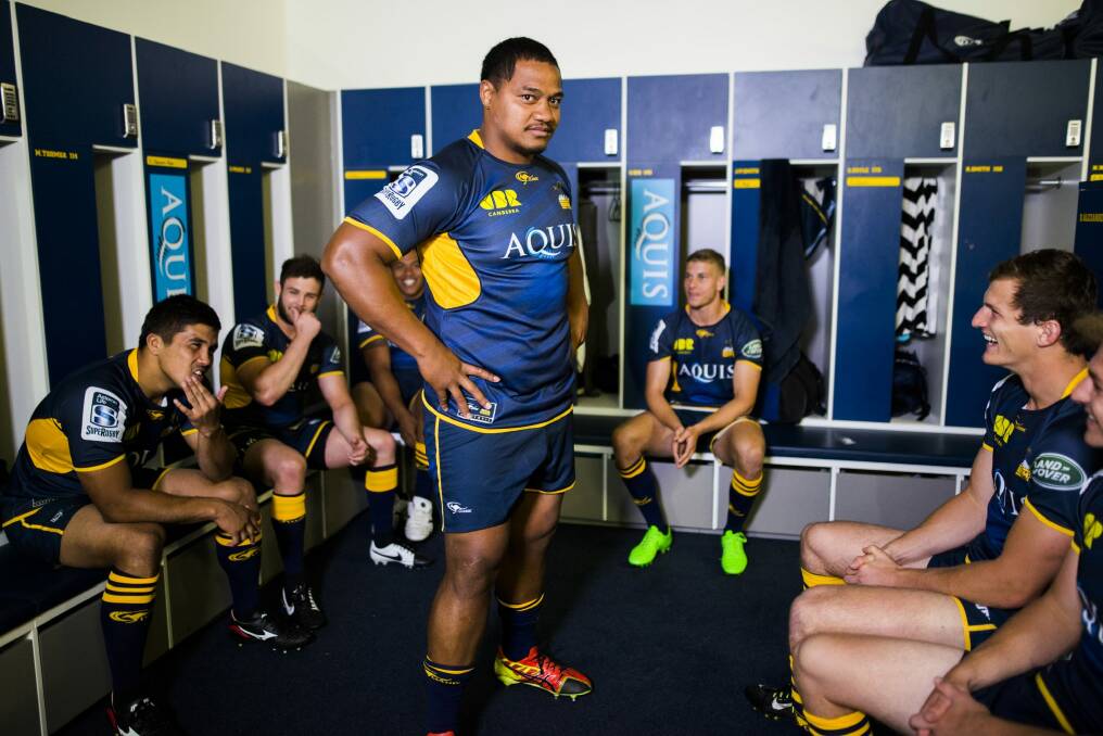 The Brumbies hope their new blue jersey attracts new fans to Super Rugby. Photo: Rohan Thomson