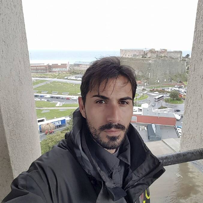 Davide Capello, a former professional football player, was on a motorway bridge in Genoa in Italy when it collapsed.  Photo: Facebook