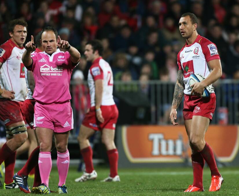 Baffling: Jaco Peyper made some shocking decisions in the Brumbies' loss to the Stormers. Photo: Getty Images