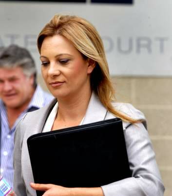 Lidija Dumbaloska leaves court in 2011. Photo: Gary Schafer GCS
