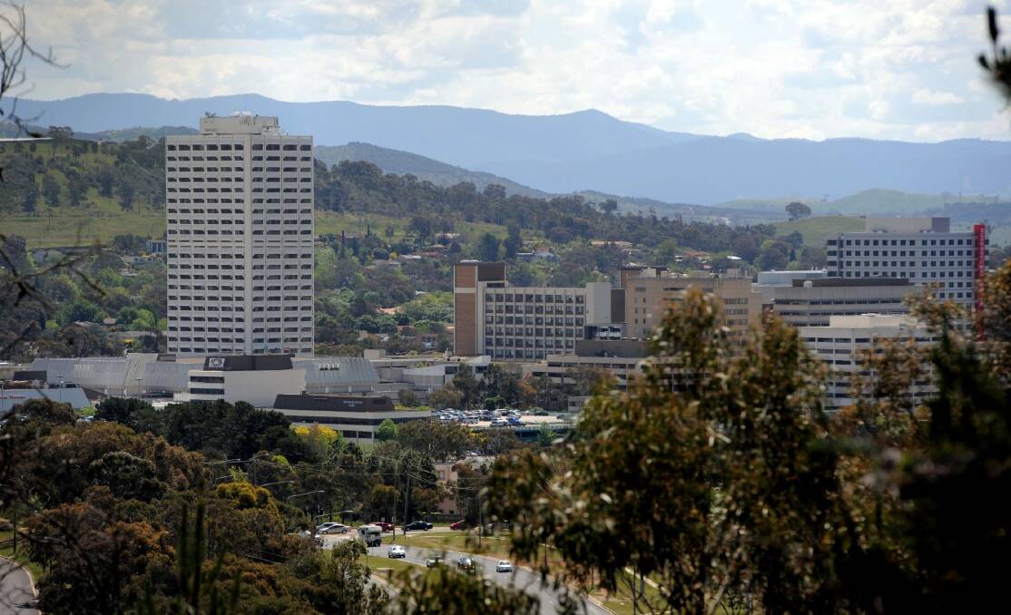 Mick Gentleman has defended a contentious plan for the Woden Town Centre. Photo: Graham Tidy