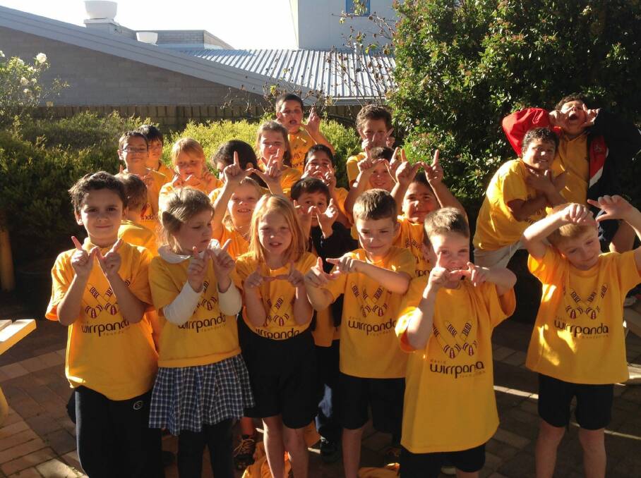 The Wirra Club program at Ngunnawal Primary School and Kingsford Smith School is promoting
healthy choices.