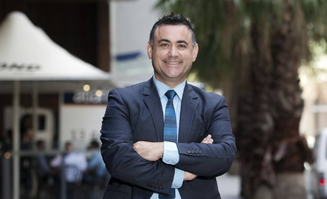 Deputy Premier John Barilaro is looking for a third term in NSW parliament. Photo: Louie Douvis