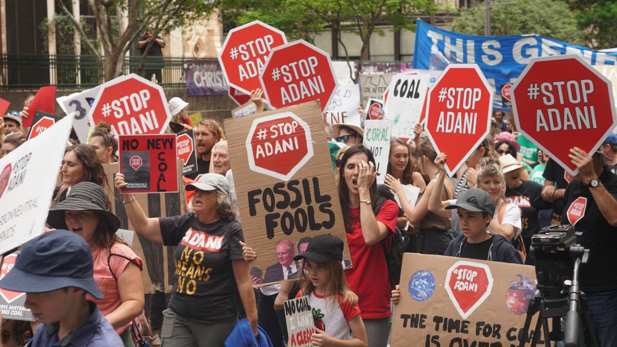 March for Our Future to stop Adani, held in Brisbane. Photo: Supplied