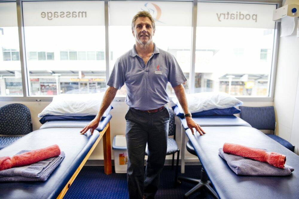 Physiotherapist Craig Honeybrook has recently returned from a trip to Arnhem Land. Photo: Jay Cronan