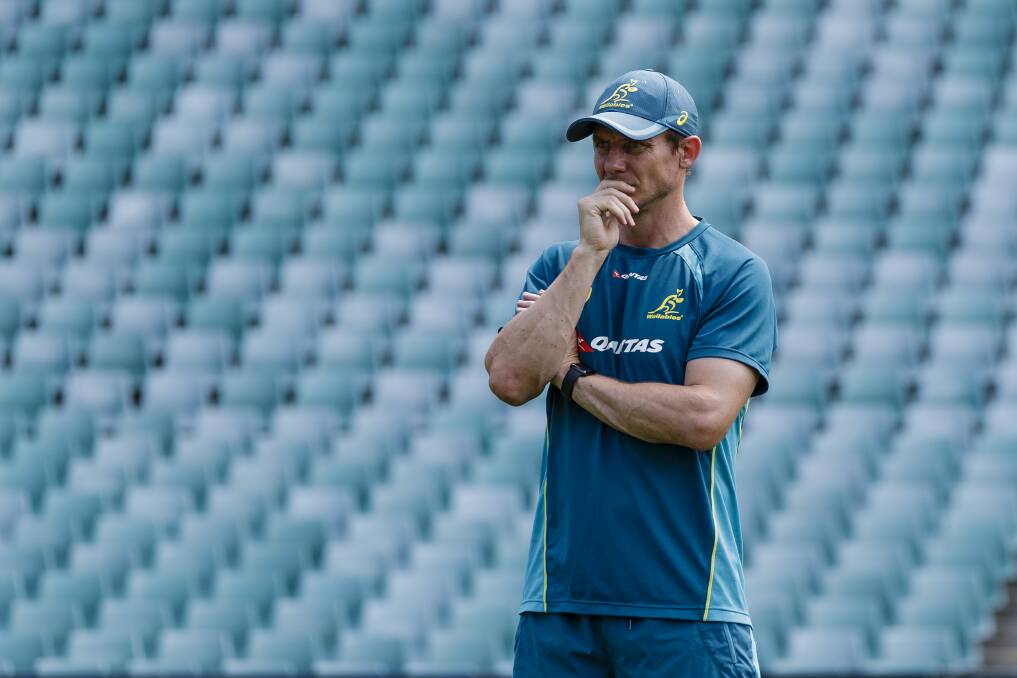 Stephen Larkham will move into a new role after falling out with the Wallabies. Photo: Brook Mitchell