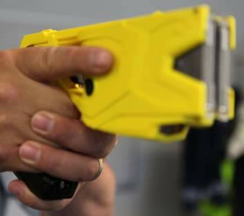 The Taser X2 model, which has been in use by ACT Policing since December. Photo: Supplied