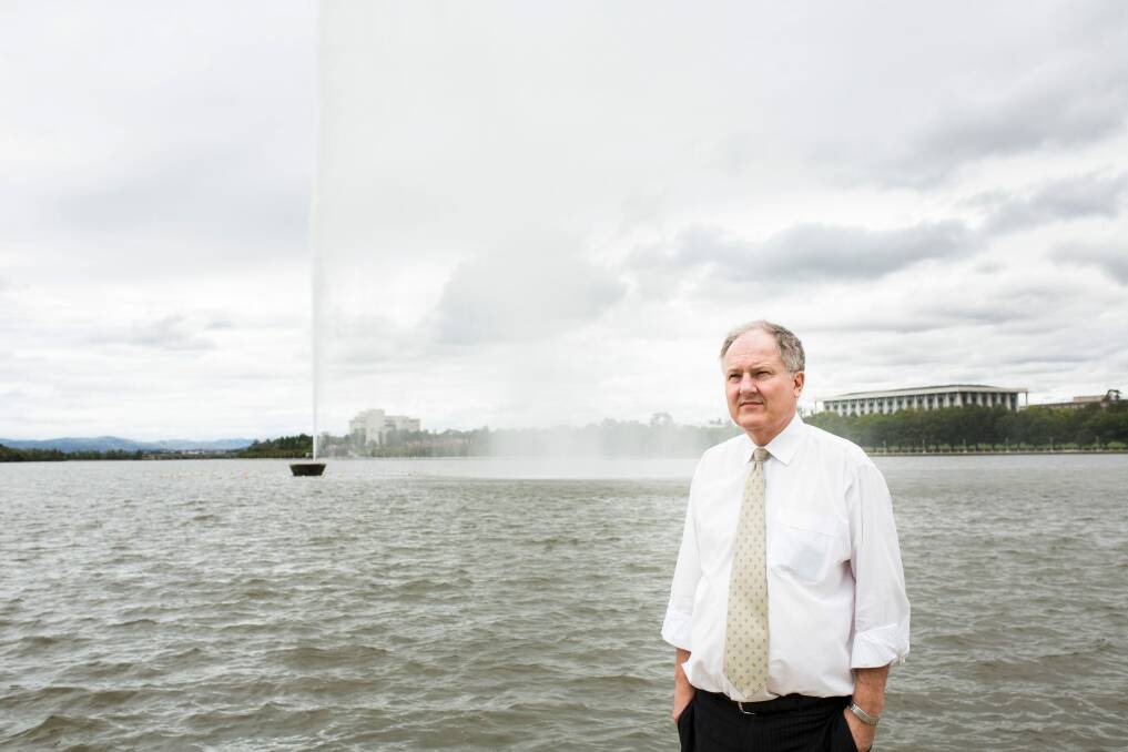 John Randall's dad was the lead engineer of the Captain Cook Memorial Jet at Lake Burley Griffin. Photo: Jamila Toderas