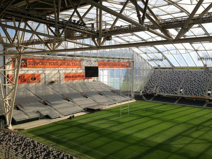 Forsyth Barr Stadium in Dunedin has a roof similar to the one envisioned for the new Canberra Stadium. Photo: Supplied
