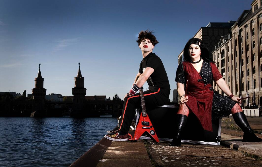 Die Roten Punkte's Otto & Astrid will be bringing Supermusician to the Street Theatre in Canberra Photo: Christine Feidler