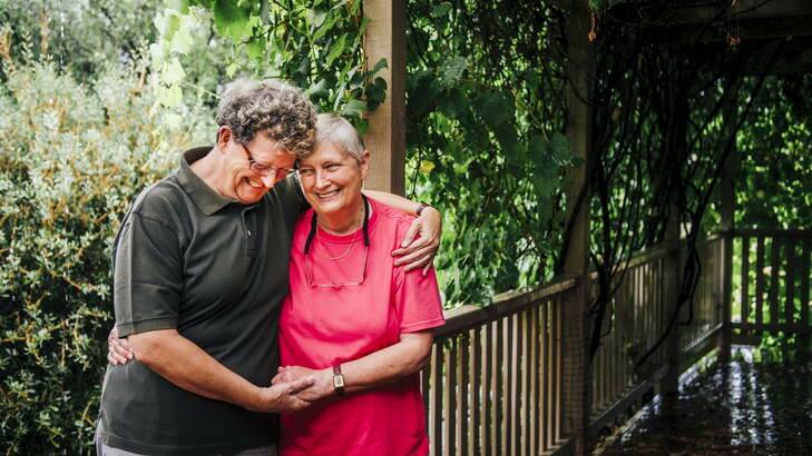 Same-sex couple, Susan Nicholls and Christine Healy will celebrate their 30th anniversary next year. Photo: Rohan Thomson