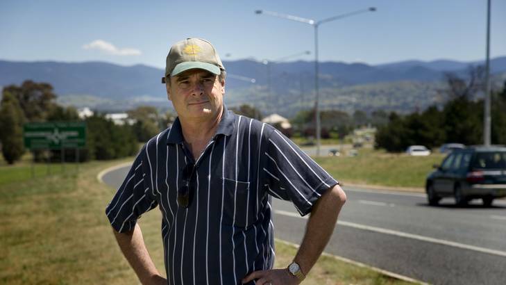 Former President of the Tuggeranong Community Council Darryl Johnston is angry over the approval of Tralee. Photo: Elesa Lee