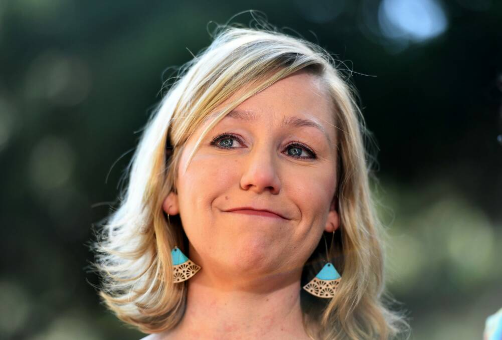 Unlike Larissa Waters, Jess Irvine could run for federal office in Australia. Photo: Dan Peled