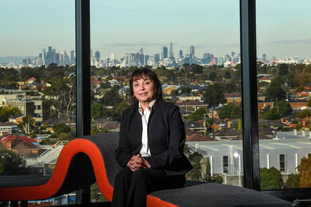 Brimbank mayor Margaret Giudice says the sky is the limit for Sunshine if the airport rail is built. Photo: Justin McManus