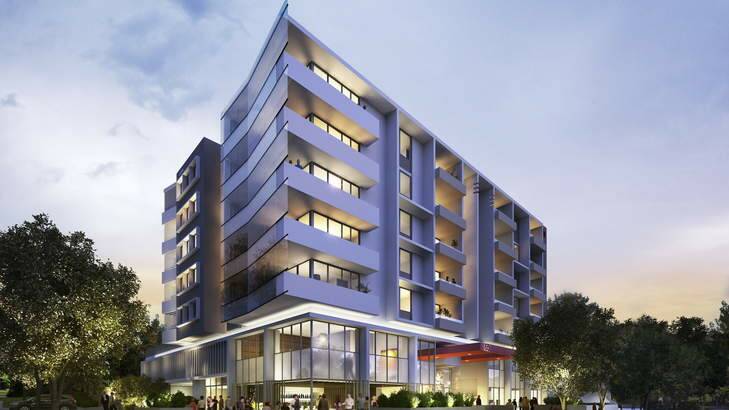 Artist impressions of a new six-storey development in Campbell called The Creswell. Photo: Supplied