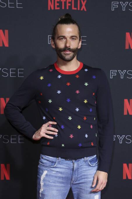 Jonathan Van Ness's Instagram story currently features a video of the Queer Eye star dancing in an Ovolo bathroom. Photo: Willy Sanjuan