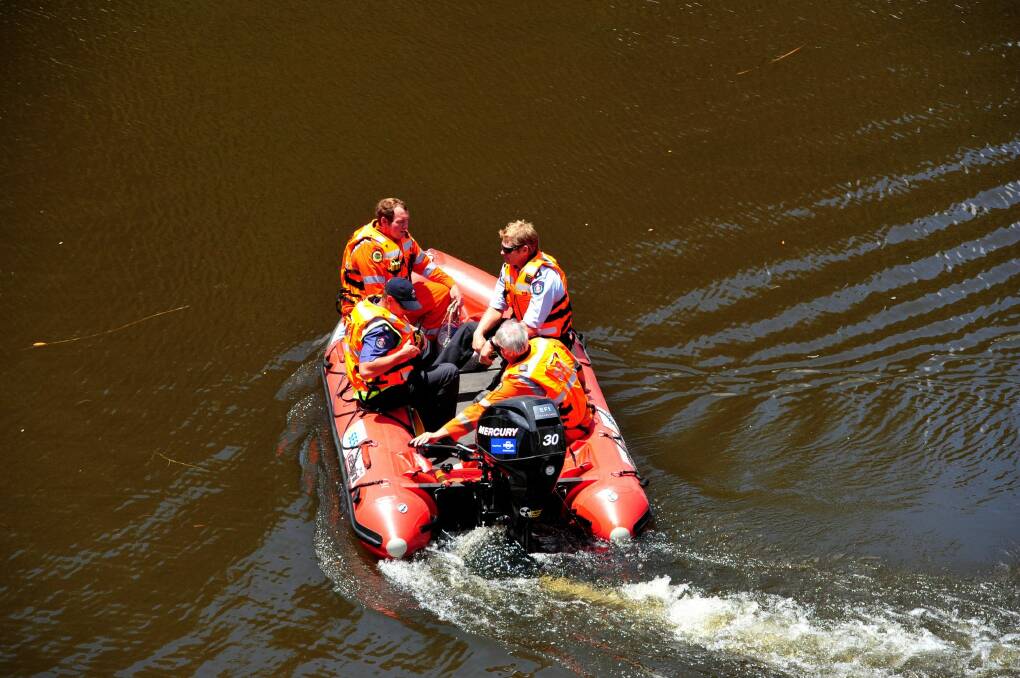 A suspected spill into Queanbeyan River is being investigated. Photo: Melissa Adams
