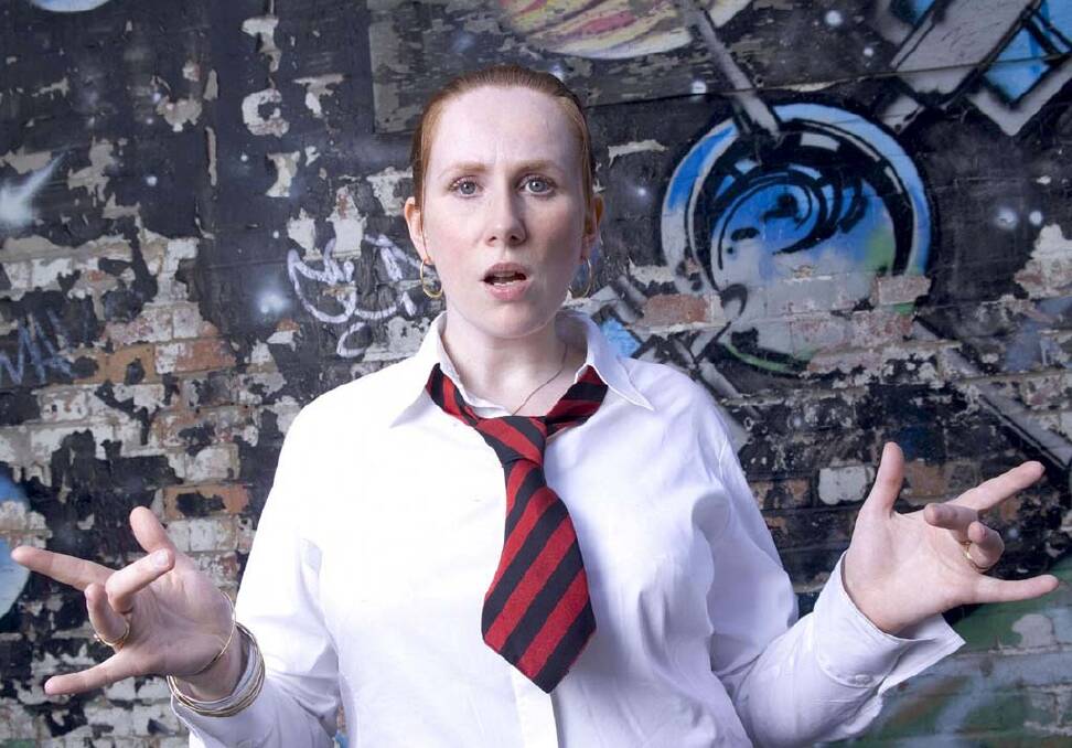 Am I bovvered? Catherine Tate as teenager Lauren. Photo: Supplied