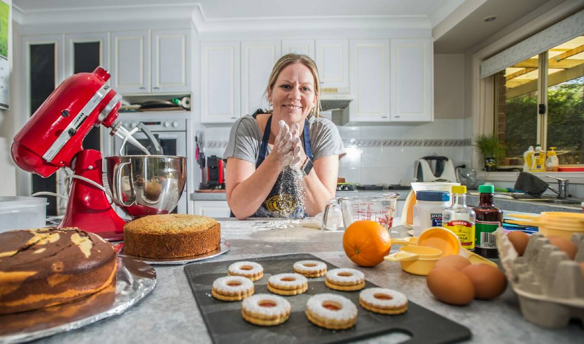 Kirsty Reiter is in her 30s and is "addicted" to show baking. Photo: karleen minney
