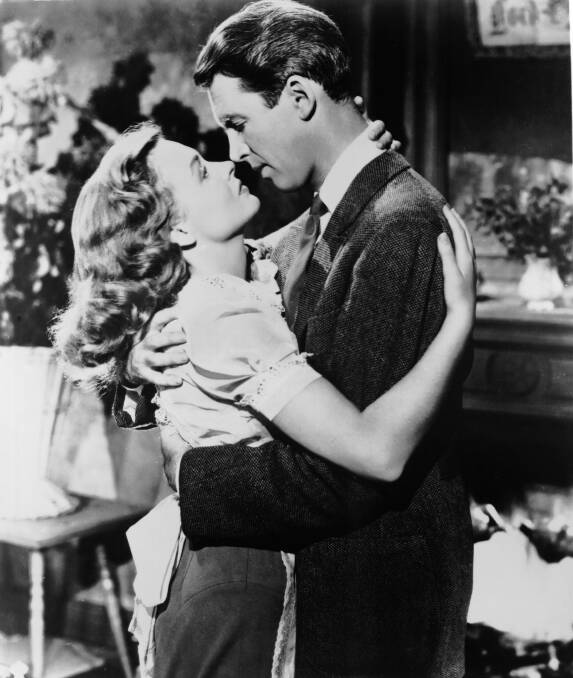 Donna Reid and James Stewart starred in It's A Wonderful Life. Photo: supplied