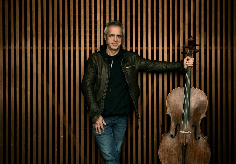 Cellist Giovanni Sollima was guest director of the ACO for Sequenza Italiana. Photo: Steven Siewert