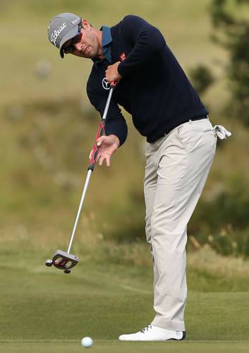Adam Scott is tied for the lead. Photo: Getty Images