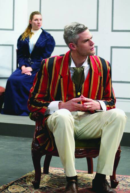 The Importance of Being Earnest: from left Kayleigh Brewster, John Brennan. Pic by Helen Drum Photo: Helen Drum
