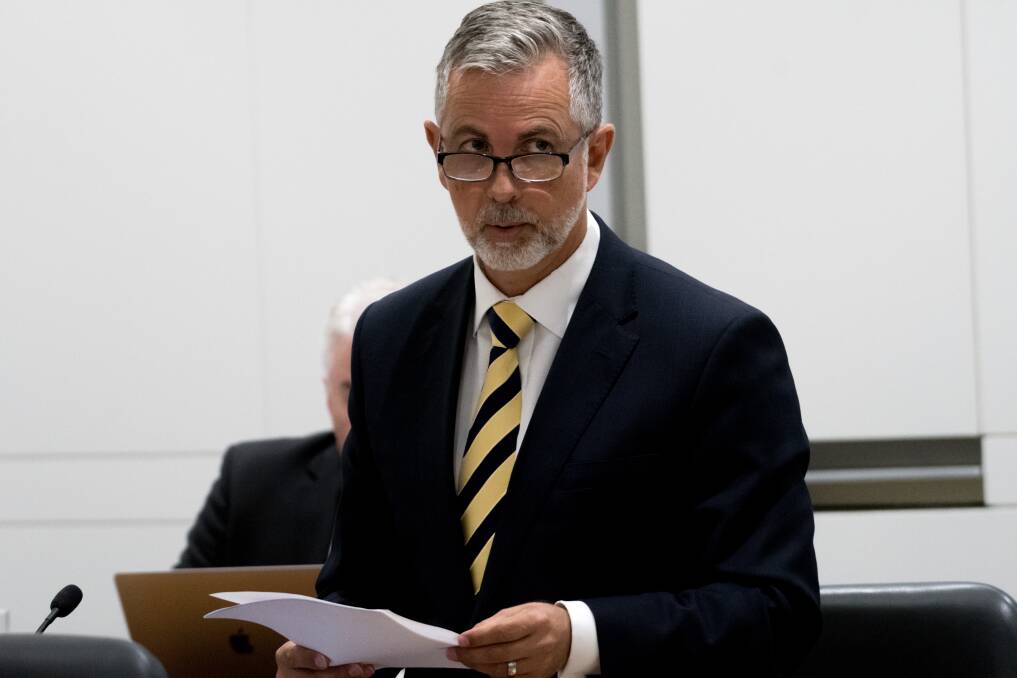 Liberal MLA Jeremy Hanson said Greens and Labor were squabbling over who was the most progressive.  Photo: Karleen Minney