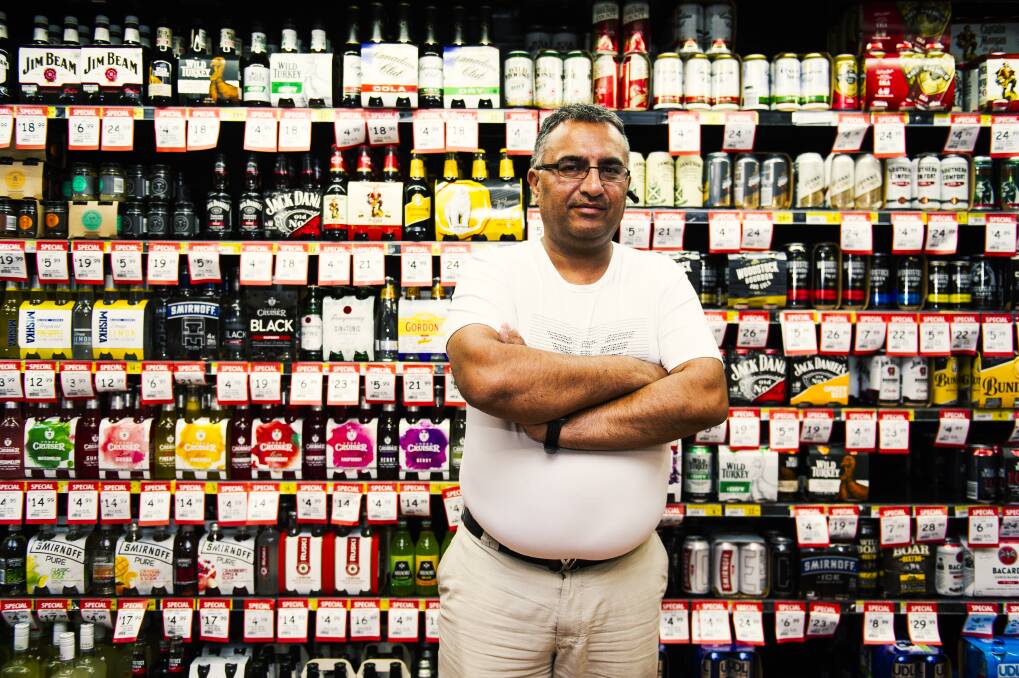 East Row IGA owner Javid Osman is demanding a personal meeting with Multicultural Affairs Minister Chris Steel over an alcohol ban for commercial retailers at the National Multicultural Festival. Photo: Dion Georgopoulos