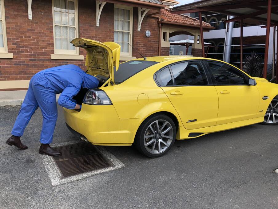 A car believed to be linked to the suspected murder of Sam Price-Purcell has been seized by police. Photo: Queensland Police Service