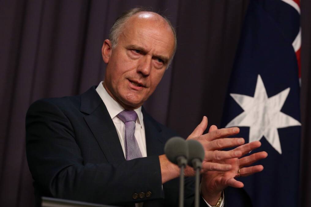 Eric Abetz has been dumped from the employment portfolio. Photo: Andrew Meares