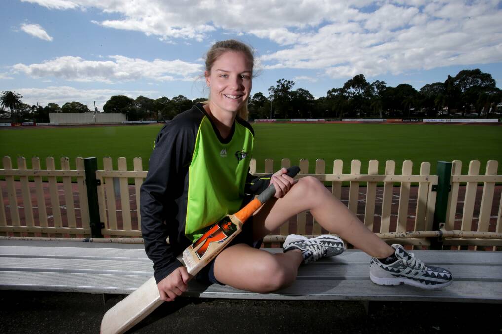 Nicola Carey wants to make her mark in world cricket. Photo: Jane Dyson