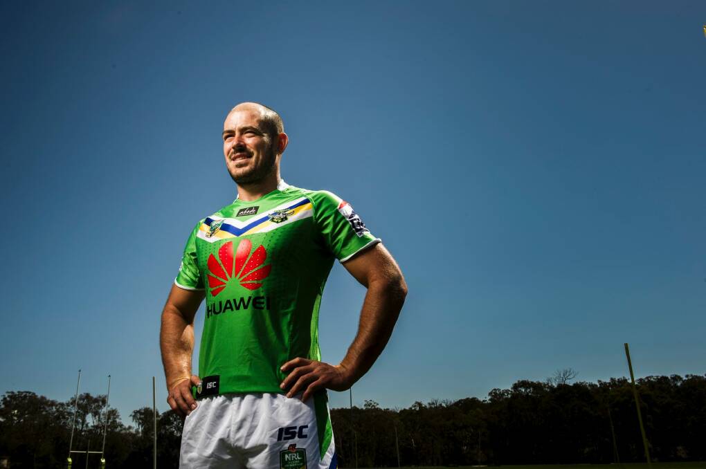 Former Raiders captain Terry Campese is running for council in Queanbeyan. Photo: Rohan Thomson
