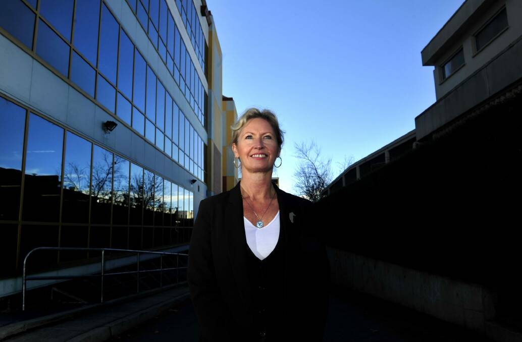 Environment and Planning Directorate boss Dorte Ekelund. The government's plans for redevelopment of buildings at Anzac Park would benefit from the extended route being planned.  Photo: Melissa Adams